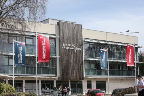 Front view of the Sport Wales National Centre