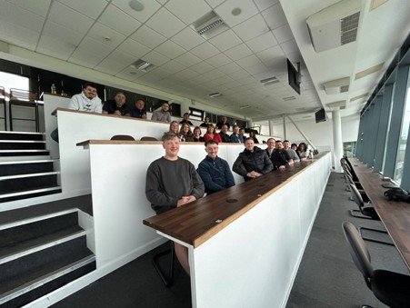 Sport Wales staff at an away day.