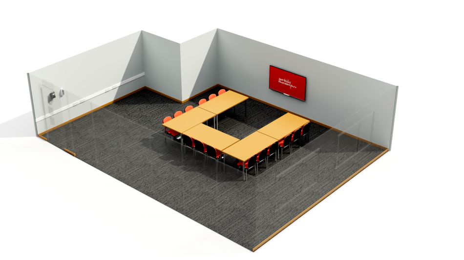 Bute 1 set up in u shape layout