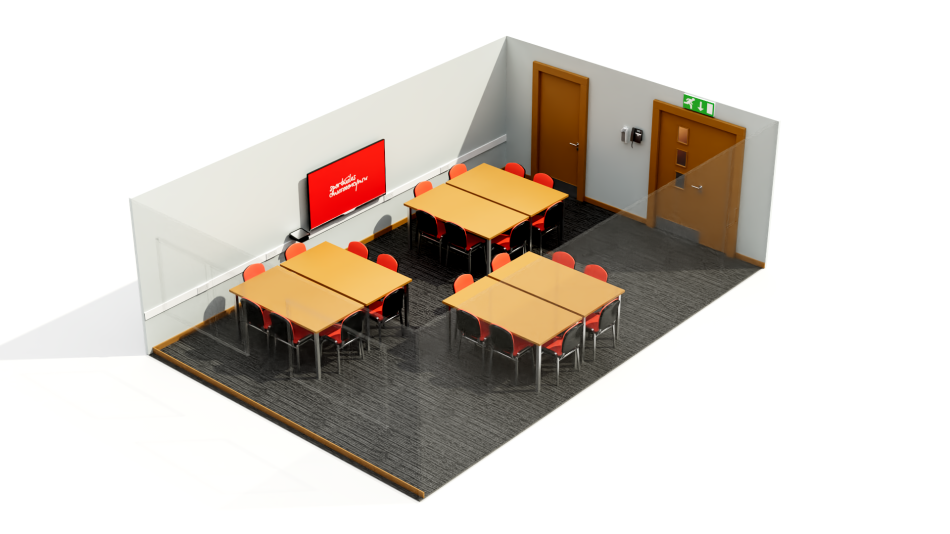 Bute 2 set up in cabaret layout