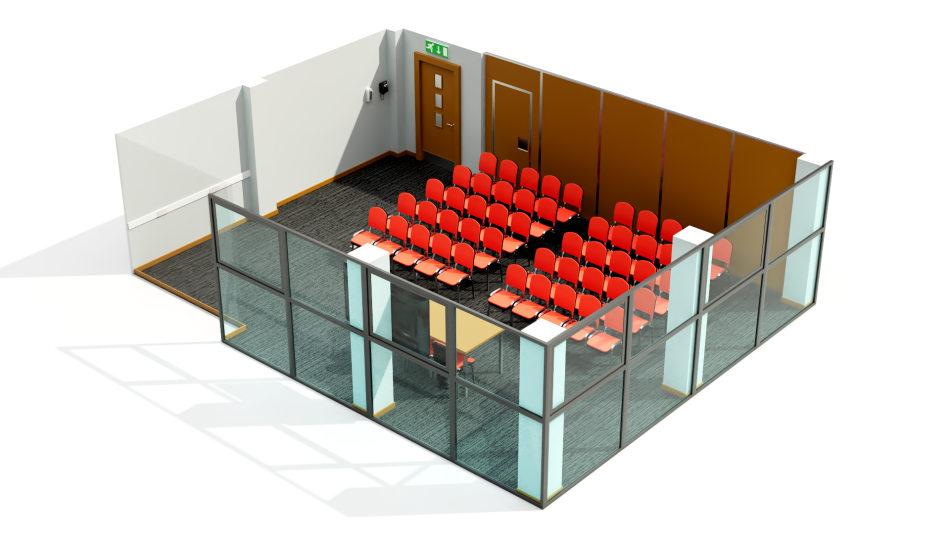 Sophia 1 set up in theatre layout