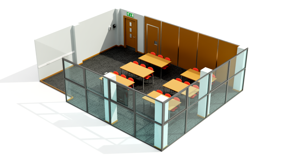 Sophia 1 set up in classroom layout